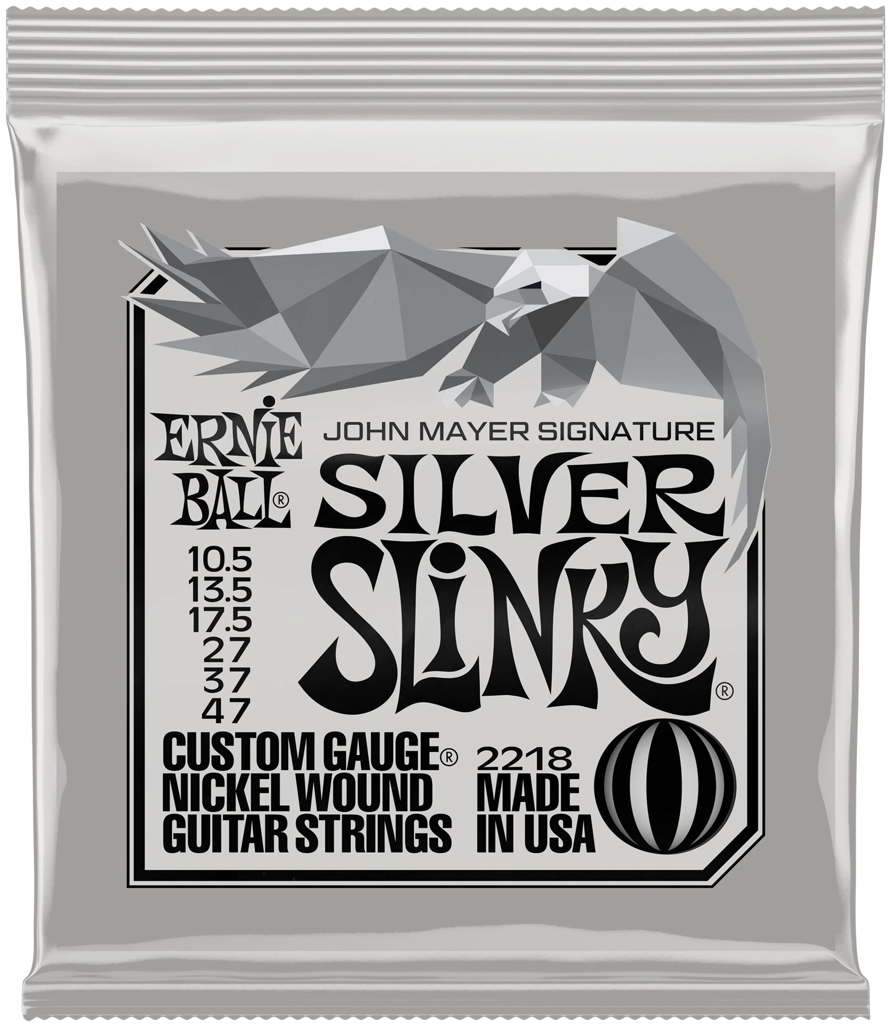 Ernie ball 2218 John Mayer Silver Slinky 